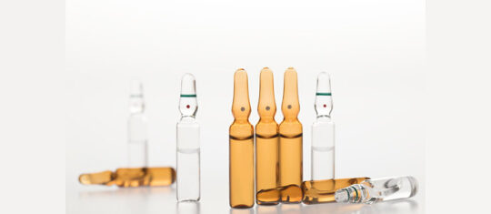 glass ampoules