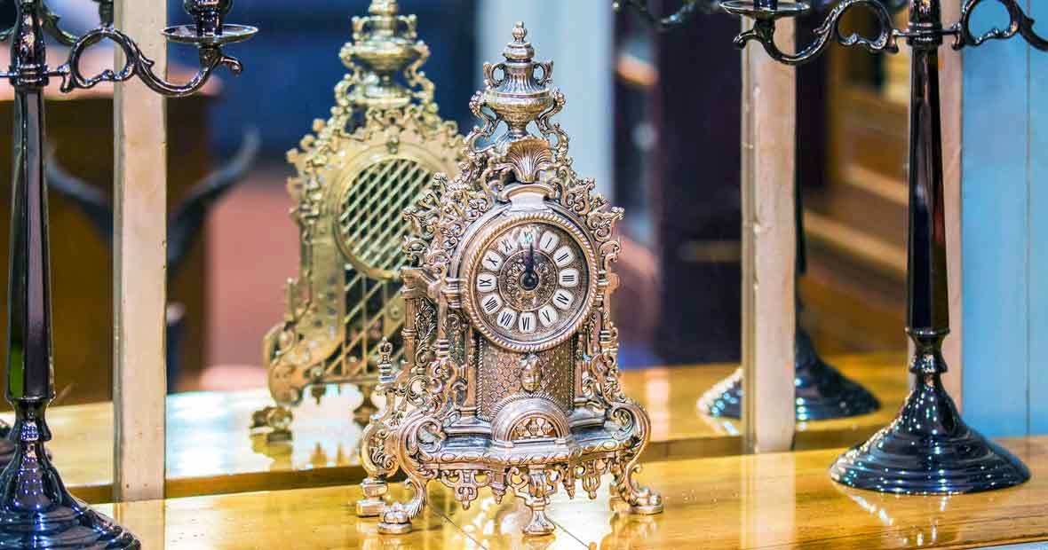 Antique mantel clocks